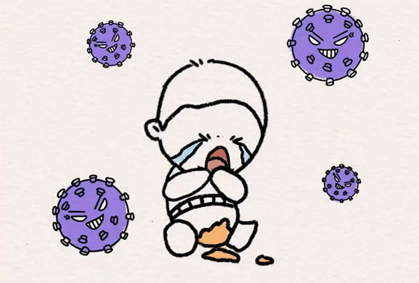 輪狀病毒。重慶松山醫院供圖