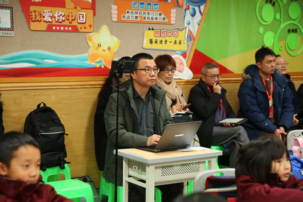 課堂觀察。學校供圖