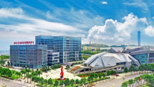 大足高新區鳥瞰圖。受訪單位供圖