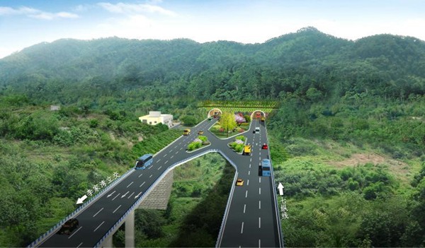 陶家隧道工程。重慶設計集團有限公司市政設計研究院供圖