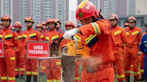 2024年度渝鄂“七市縣”跨區域應急聯動聯席大會舉行。奉節縣應急管理局供圖