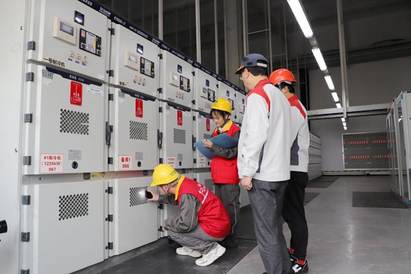 電力人員對企業開展安全檢查。國網重慶永川供電公司供圖