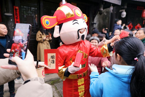 西沱古鎮 “暖冬曬年” 活動。受訪單位供圖