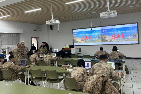 決賽現場。重慶交通職業學院供圖