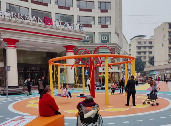 改造后的小區。璧山區住房城鄉建委供圖