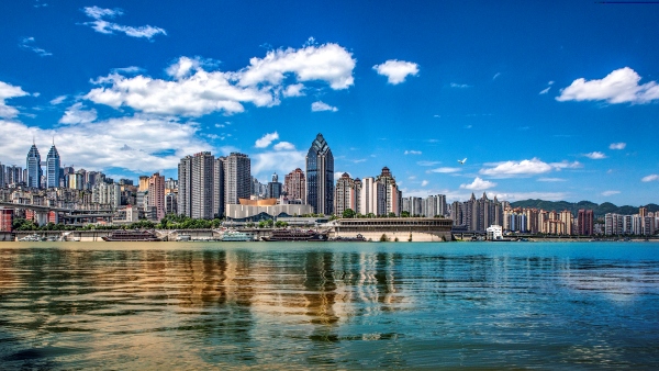 涪陵城市風景。胡建忠攝