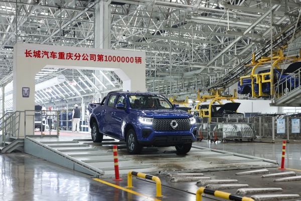 第100萬臺整車順利下線。敖民極攝