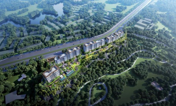 金茂璞印金開意境創想圖。金茂重慶供圖