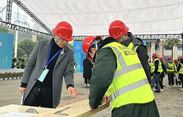 第四批巴渝傳統建筑工匠培訓。唐鑫攝