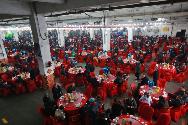 團年宴現場。美心集團供圖