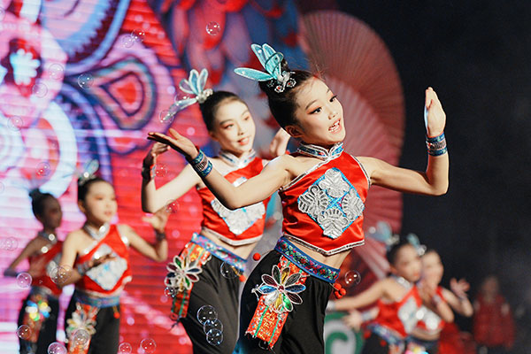 晚會現場。重慶市少年宮供圖