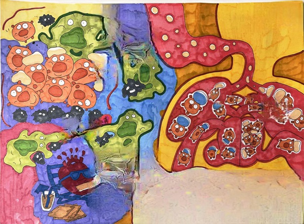 青少年的繪畫作品。主辦方供圖