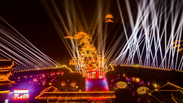 “國風苗韻·光影九黎”夜游活動將于1月25日啟幕。彭水縣委宣傳部供圖