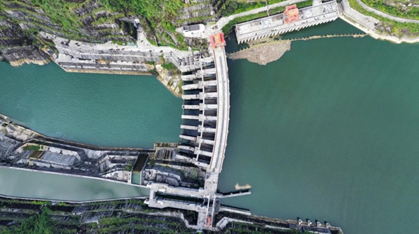 烏江彭水船閘。重慶市港航海事事務中心供圖