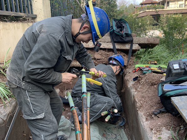 線路隱患處置。國網重慶璧山供電公司供圖