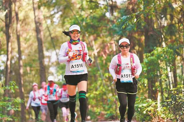 川渝兩地聯合舉辦古佛山·道林溝棧道越野賽。受訪者供圖