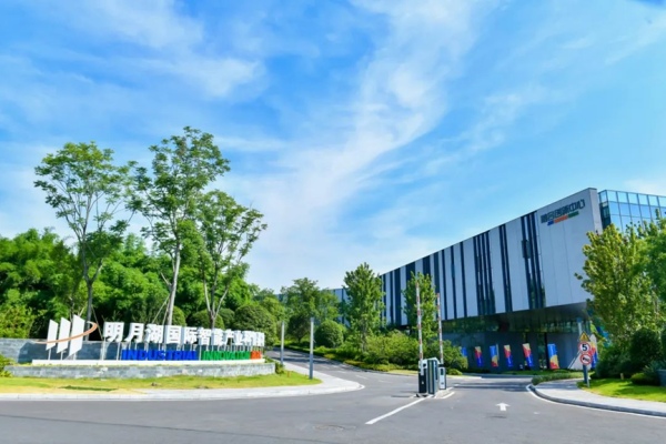 明月湖美景。兩江協同創新區供圖