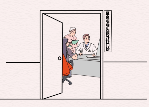 耳鼻咽喉頭頸外科門診。重慶松山醫院供圖