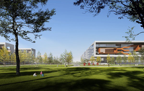 重慶大學智谷校區效果圖。重慶大學供圖