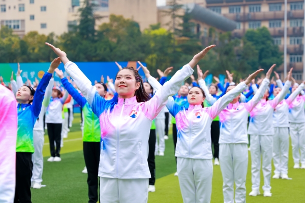 廣播體操比賽現場。主辦方供圖