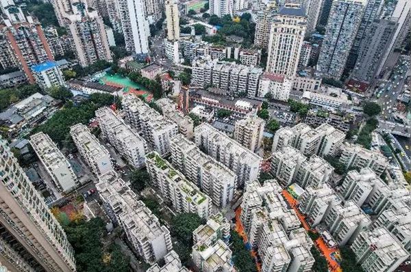 重慶市江北區塔坪片區老舊小區改造項目。重慶市設計院供圖