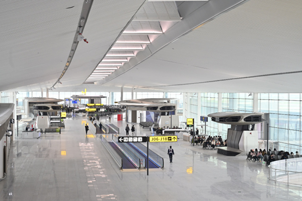 T3B航站樓。鄒樂攝