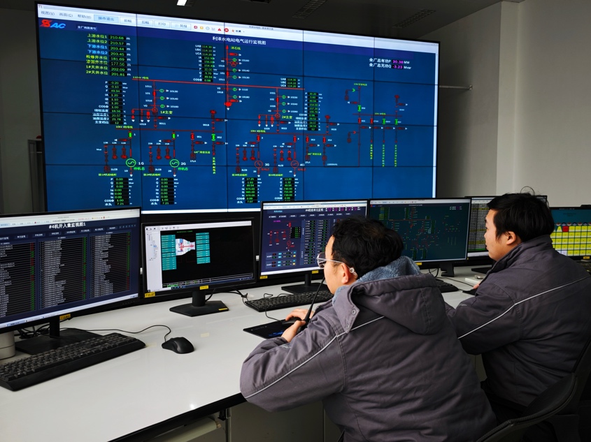 嘉陵江利澤航運樞紐電站4臺機組全部投運。重慶高速集團供圖