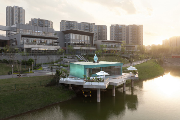 龍湖御湖境展廳現場。重慶龍湖供圖