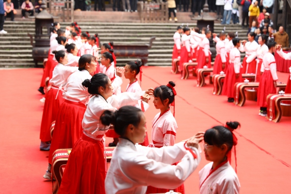 2025松溉古鎮孝親文化節活動現場。劉燦攝