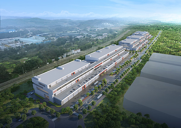 中冶建工智能制造產業園標準廠房項目效果圖。主辦方供圖