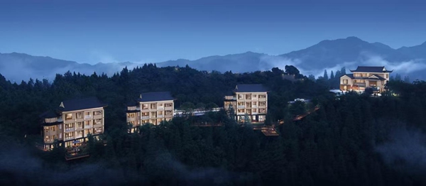 巫山縣民宿集群。巫山縣文旅委供圖