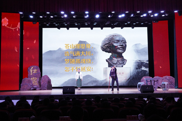 紅巖革命故事展演。重慶一中供圖