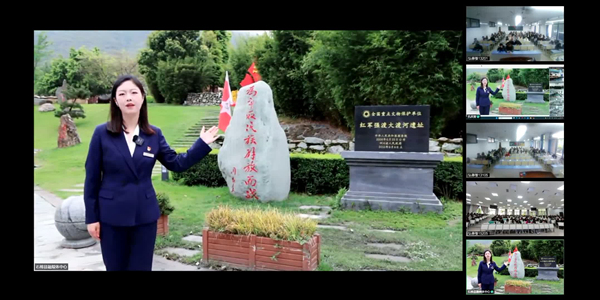 遠程連線教學。重慶師范大學供圖