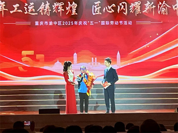 廖澤萌進行現場分享。馬春鵬攝