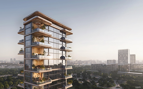 項目效果圖。重慶龍湖供圖