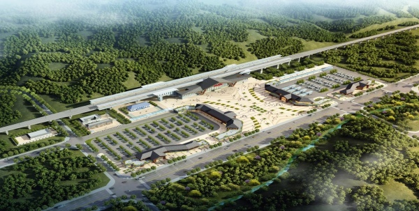 站前項目效果圖。中鐵建工集團供圖