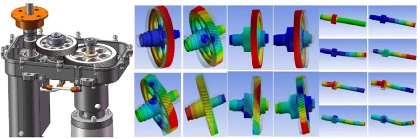 超高速機械齒輪增速器示意圖。兩江協同創新區供圖