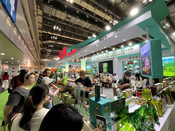 茶博會現場。周小平攝