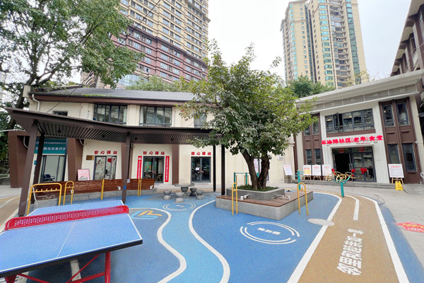 石油路社區綜合服務體。渝中區文化旅游委供圖