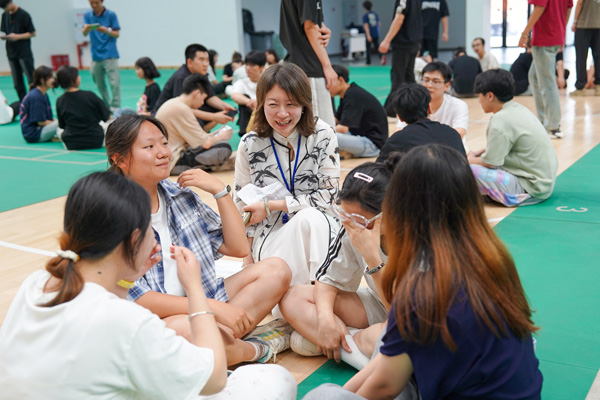 心理素質拓展活動。重慶工程職業技術學院供圖