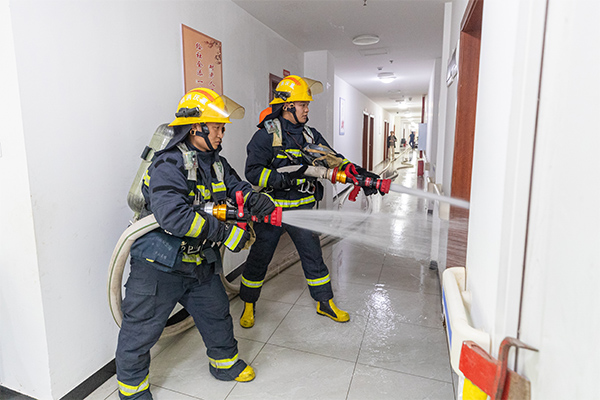 演練現場。重慶市涪陵區消防救援局供圖