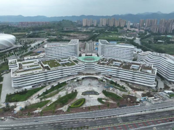 重慶協和醫院項目。中建八局西南公司設計研究院供圖