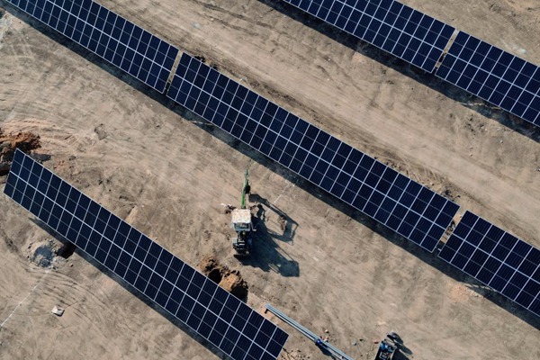 光伏建設現場。國網重慶永川供電公司供圖