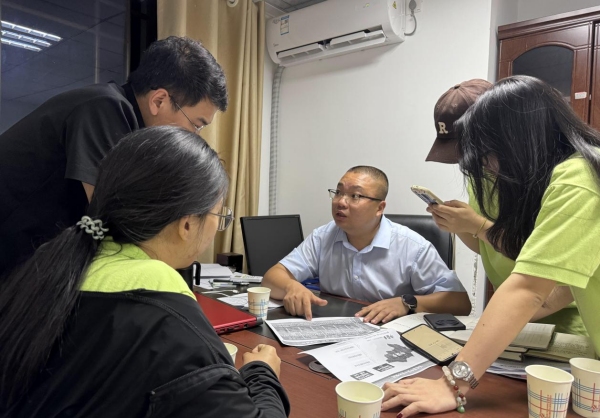 調研現場。謝名揚攝