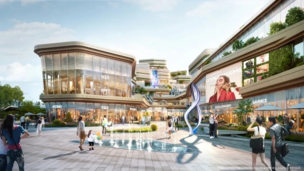 光環花園城效果圖。圖源：渝北發布