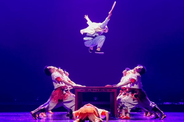 《上燈臺》表演現場。重慶師范大學供圖