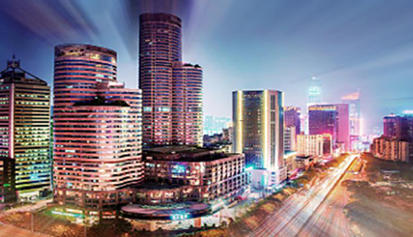 兩江假日酒店夜景。重慶兩江假日酒店管理有限公司供圖