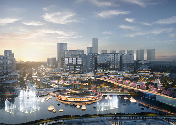 禮嘉濱水商業意境圖。重慶龍湖供圖