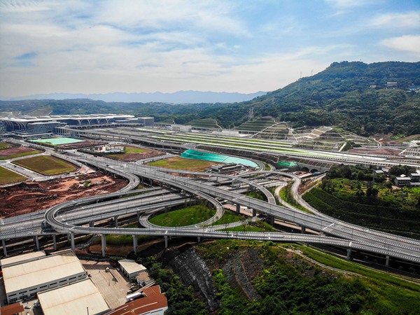 茶惠大道一期項目。重慶市設計院供圖