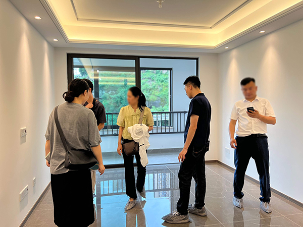 中綠江州交付現場實景圖，拍攝于2025年6月。中國綠發重慶公司供圖